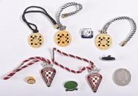 GOODWOOD/SANDOWN: A collection of membership and event badges, including two VIP badges from Goodwood Festival of Speed 1996 and membership badges from the Sandown Club
