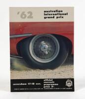 AUSTRALIAN GRAND PRIX: An original official Souvenir programme for the 1962 Australian Grand Prix at Caversham, Western Australia