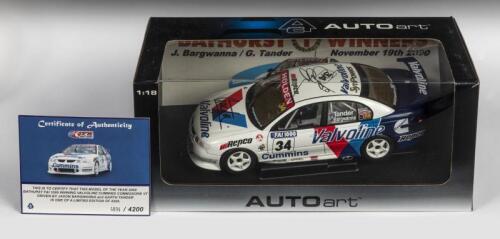 HOLDEN: A limited edition 1:18 scale Autoart Holden Commodore VT model, 2000 Bathurst winner signed by Garth Tander and Jason Bargwanna