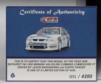 HOLDEN: A limited edition 1:18 scale Autoart Holden Commodore VT model, 2000 Bathurst winner signed by Garth Tander and Jason Bargwanna - 2