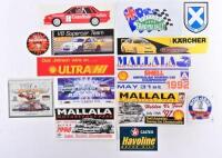MOTOR SPORT STICKERS: A collection of unused motorsport stickers