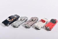 JAGUAR: Five various 1:43 scale Jaguar car models