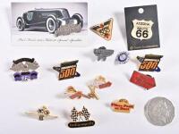 AMERICAN RACING: A collection of American racing related pin badges