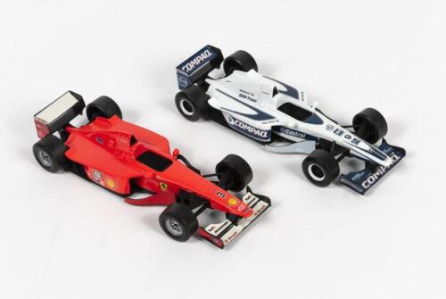 FORMULA 1: Two Hotwheels F1 car models