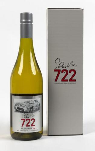 Stirling MOSS: A bottle of Stirling Moss 2014 Adelaide Hills Chardonnay, bottle number 530
