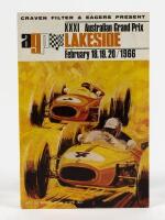 AUSTRALIAN GRAND PRIX: An original official programme for the 1966 Australian Grand Prix at Lakeside, Queensland