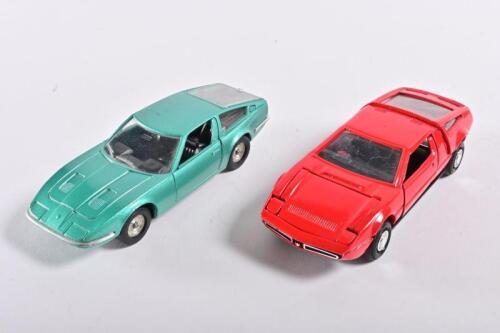 MASERATI: Two 1:43 scale circa 1970s Maserati car models