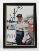 LOWNDES: A signed photograph of a young Craig Lowndes while with HDT, framed