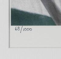 KEKE ROSBERG: A limited edition print (68/1000) after Eric Irvine celebrating the "Winner of the 1985 AGP, Keke Rosberg, leads Ayrton Senna" Adelaide - 2