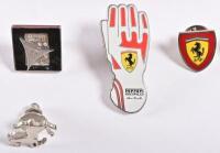 FERRARI: A collection of pin badges and keyrings relating to Ferrari - 3
