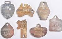AUSTRALIAN RACING DRIVERS CLUB: A collection of 6 Australian Racing Drivers Club membership medallions - 2