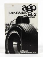 AUSTRALIAN GRAND PRIX: An original programme for the 1969 Australian Grand Prix at Lakeside, Queensland