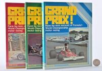 GRAND PRIX: Three volumes of "Grand Prix" hardcover books by Mike Lang