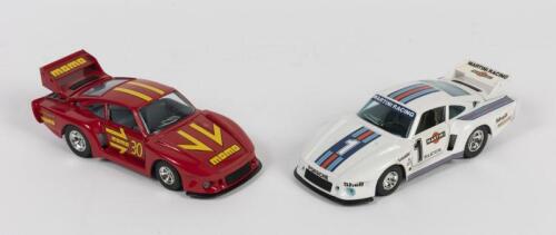 PORSCHE: Two 1:24 scale Burago Porsche 935 TT models