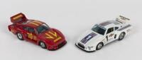 PORSCHE: Two 1:24 scale Burago Porsche 935 TT models
