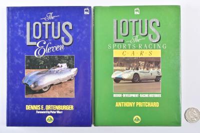 LOTUS: Two hardcover books relating to Lotus