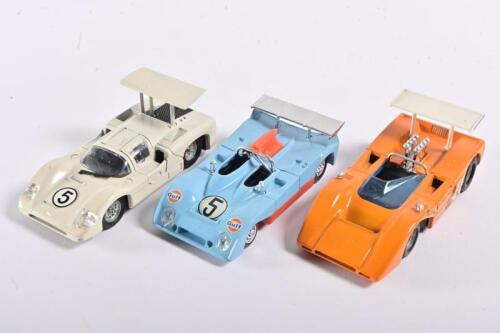 SOLIDO: Three 1:43 scale 1960s/1970s race car models