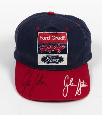 GLENN SETON: A signed Glenn Seaton signed Ford Credit Racing hat