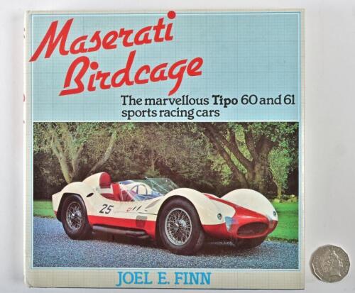 MASERATI: "Maserati Birdcage" hardcover book by Joel E Finn