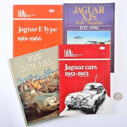 JAGUAR: Four books relating to Jaguar, including "Jaguar D-Type & XKSS" by Andrew White