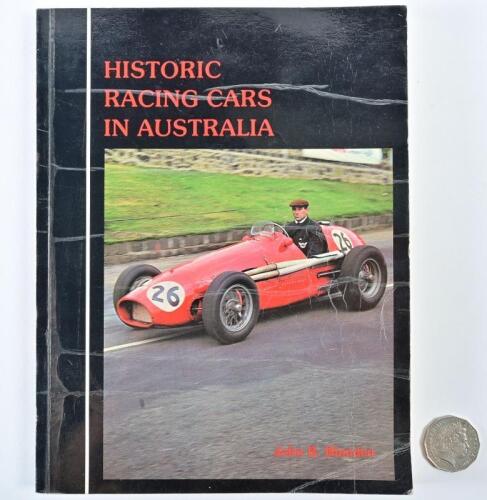 JOHN BLANDEN: "Historic Racing Cars in Australia" softcover book by John Blanden