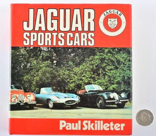 JAGUAR: "Jaguar Sports Cars" hardcover book by Paul Skilleter