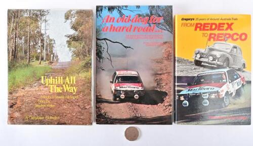 AUSTRALIAN RALLY: Three hardback books relating to Australian rally driving