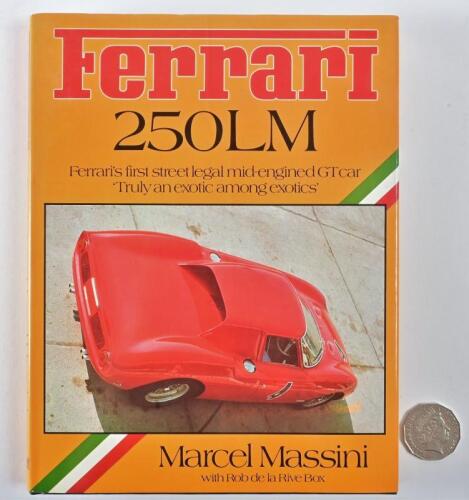 FERRARI: "Ferrari 250LM" hardcover book by Marcel Massini