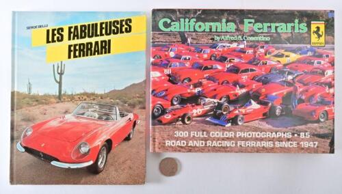 FERRARI: Two hardcover books relating to Ferrari, including "California Ferraris" by Alfonso S Cosentino