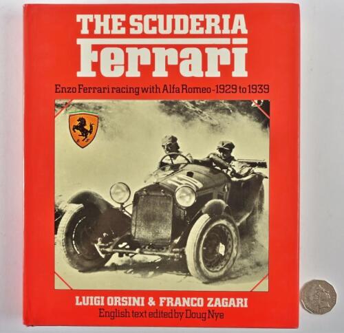 FERRARI: "The Scuderia Ferrari" hardcover book by Luigi Orsini and Franco Zagari