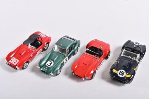 SHELBY COBRA: Four 1:43 scale various Cobra 427 car models