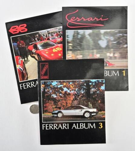 FERRARI: "Ferrari Albums 1, 2 & 3" softcover books by Jonathan Thompson