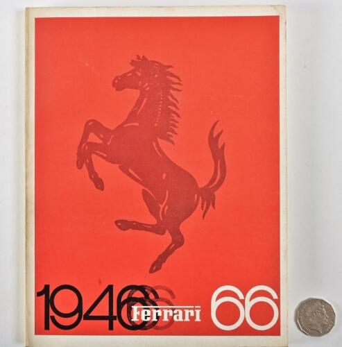 FERRARI: A high quality reproduction "Ferrari, Le Nostre Affermazioni '46 '66" softcover yearbook