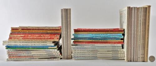 INDIANAPOLIS: An impressive collection of Indianapolis yearbooks spanning five decades from 1946 to 1997, including two in mint condition