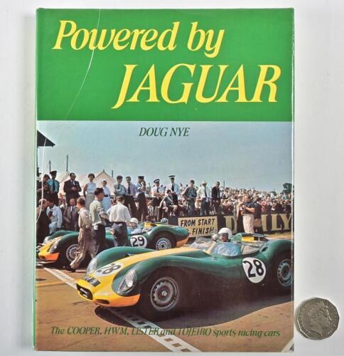 JAGUAR: "Powered by Jaguar" hardcover book by Doug Nye