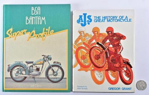 MOTORCYCLING: Two books relating to Motorcycles, including "The History of a Great Motorcycle" by Gregor Grant