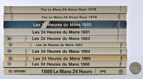 LE MANS: A collection of Le Mans annuals from 1978 to 1986 and 1988