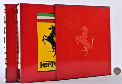 FERRARI: "Ferrari Catalogue Raisonne, 1946-81" two hardcover volumes by Augusto Costantino in slipcover
