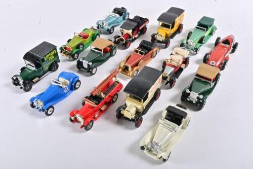 MATCHBOX BY LESNEY: Fourteen 1:43 scale circa 1930s vehicle models by "Matchbox"
