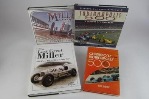 MILLER: Four books relating to Miller and Indianapolis