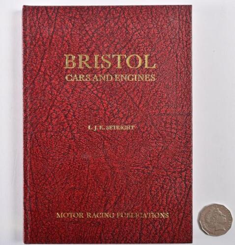 BRISTOL: "Bristol, Cars and Engines" hardcover book by LJK Setright, published 1974