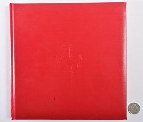 FERRARI: "Ferrari: Beauty and Detail" limited edition hardcover book, edition 439 of 2499