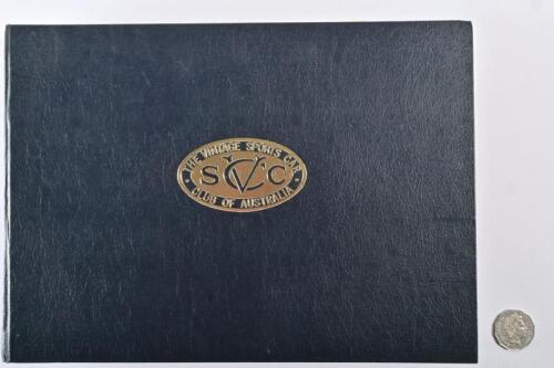 VINTAGE SPORTS CAR CLUB OF AUSTRALIA: A limited edition hardcover book "The Vintage Sports Car Club of Australia Ltd Scrapbook",