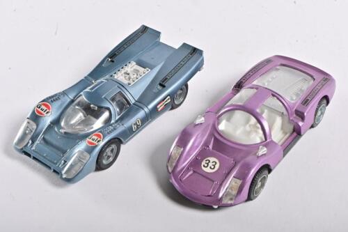 AUTO PILEN: Two 1:43 scale Porsche racing car models by Auto Pilen