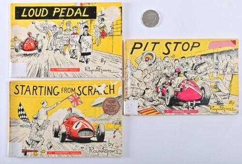 RAYMOND GROVES: Three booklets featuring the comic drawings of Raymond Groves