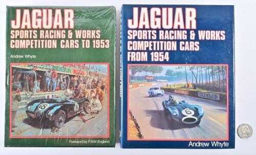 JAGUAR: Two hardcover books relating to Jaguar by Andrew Whyte