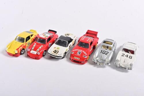 PORSCHE: Six 1:43 scale various Porsche car models