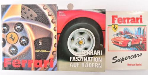 FERRARI: Three hardcover books relating to Ferrari including "Ferrari Supercars" by Nathan Beehl