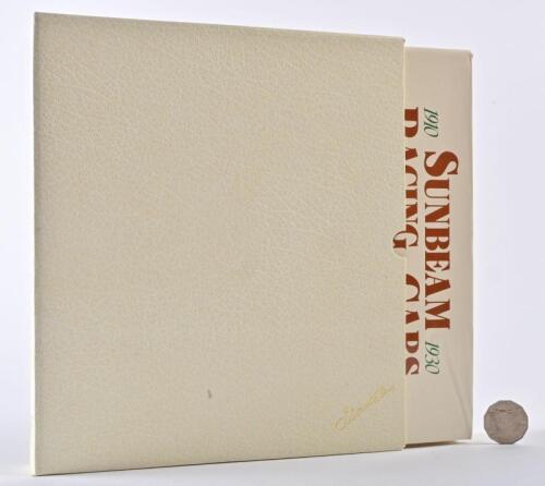 SUNBEAM: "Sunbeam Racing Cars 1910-1930" by Anthony S Heal, in slip cover