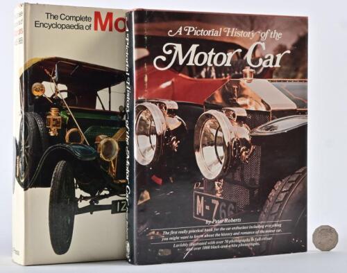 MOTORING HISTORY: Two hardback reference books relating to motoring history, including "The Encyclopedia of Motorcars 1885-1968"